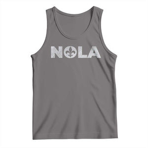 NOLA New Orleans Louisiana Tank Top TS09 Deep Heather Print Your Wear