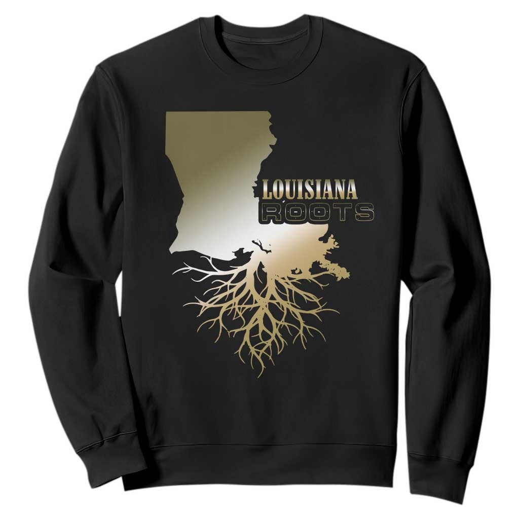 Louisiana Roots Pride Sweatshirt TS09 Black Print Your Wear