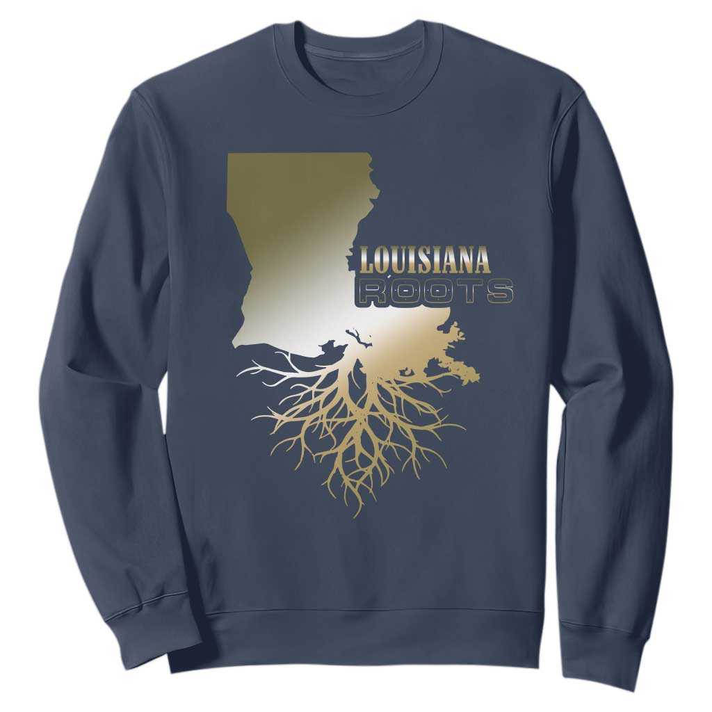 Louisiana Roots Pride Sweatshirt TS09 Navy Print Your Wear