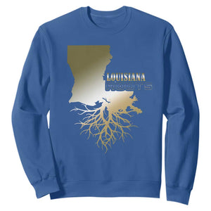 Louisiana Roots Pride Sweatshirt TS09 Royal Blue Print Your Wear