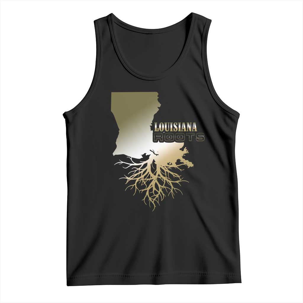 Louisiana Roots Pride Tank Top TS09 Black Print Your Wear
