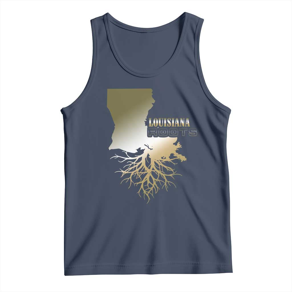 Louisiana Roots Pride Tank Top TS09 Navy Print Your Wear