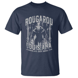 Louisiana Cryptid Rougarou T Shirt Atchafalaya Basin Boogie Man TS09 Navy Print Your Wear