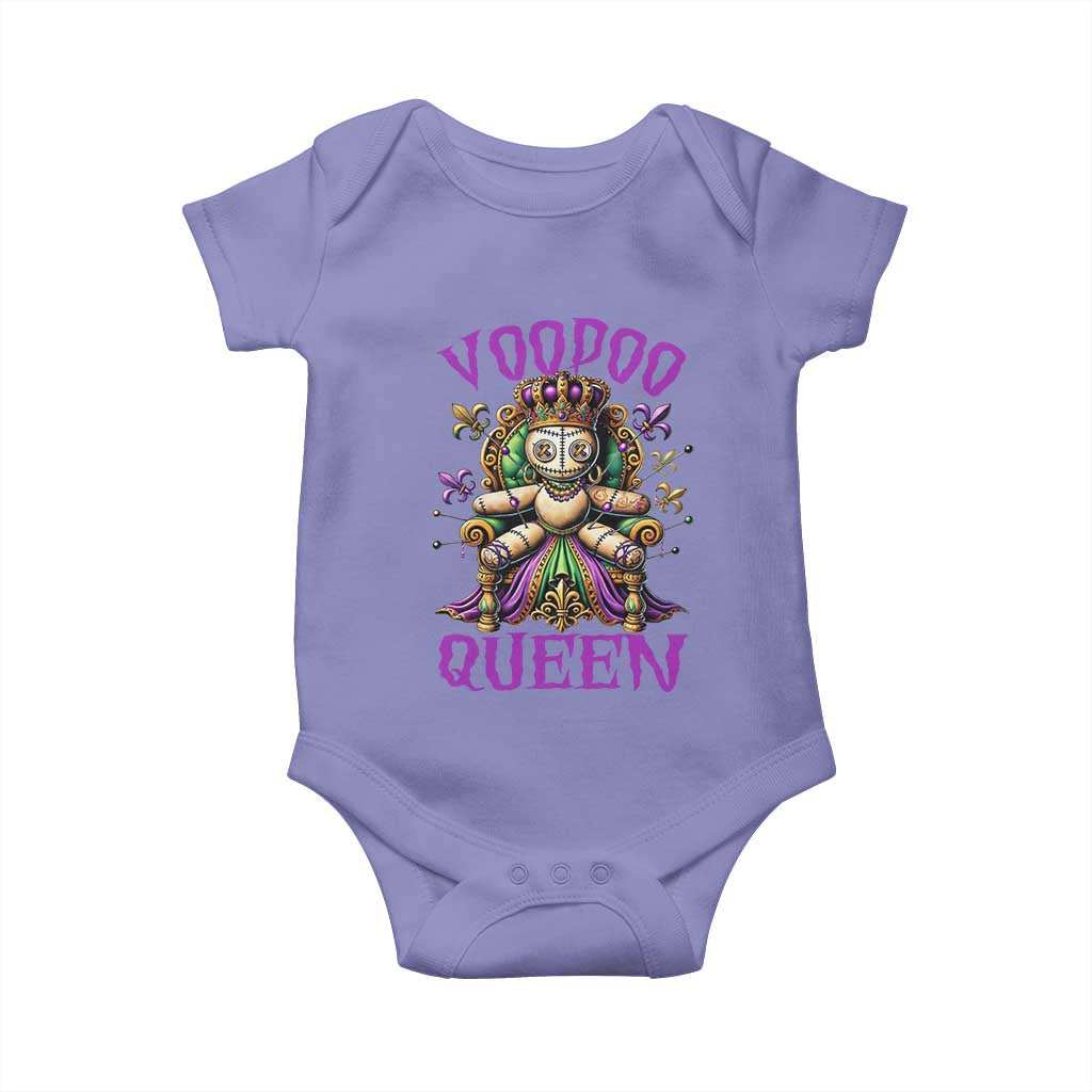 Mardi Gras Voodoo Queen Baby Onesie TS09 Violet Print Your Wear