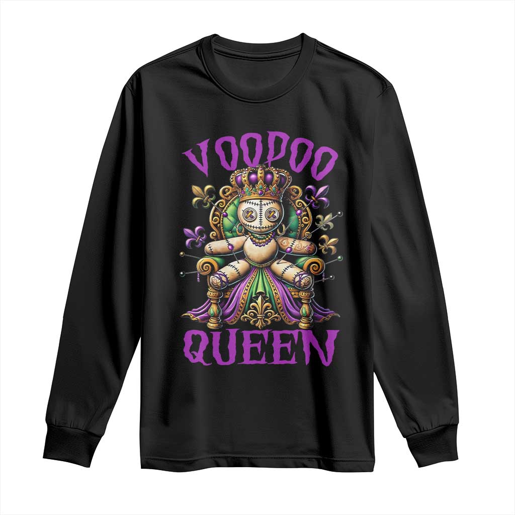 Mardi Gras Voodoo Queen Long Sleeve Shirt TS09 Black Print Your Wear