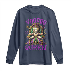 Mardi Gras Voodoo Queen Long Sleeve Shirt TS09 Navy Print Your Wear