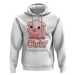 Pig Lover OINK Cute Swine Hoodie TS09 White Printyourwear