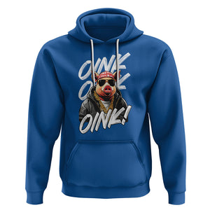 Pig Lover OINK Cool Swine Hip Hop Gangster Hoodie TS09 Royal Blue Printyourwear