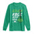 St Patrick's Day Long Sleeve Shirt Funny Sham Rock N Roll Shamrock Guitar TS09 Irish Green Print Your Wear