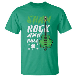 St. Patrick's Day T Shirt Funny Sham Rock N Roll Shamrock Guitar TS09 Irish Green Printyourwear