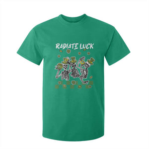 St Patrick's Day T Shirt For Kid Radiate Luck Funny Skeleton Radiology TS09 Irish Green Print Your Wear