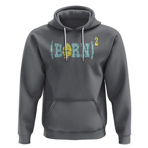 Easter Day Hoodie Born Squared Jesus Come Back John 3:3 Funny Math TS09 Charcoal Printyourwear