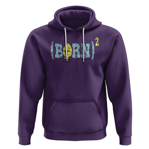 Easter Day Hoodie Born Squared Jesus Come Back John 3:3 Funny Math TS09 Purple Printyourwear