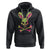 Easter Day Hoodie Bunny Skull Cross Bone Melting TS09 Black Printyourwear