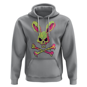 Easter Day Hoodie Bunny Skull Cross Bone Melting TS09 Sport Gray Printyourwear