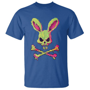 Easter Day T Shirt Bunny Skull Cross Bone Melting TS09 Royal Blue Printyourwear