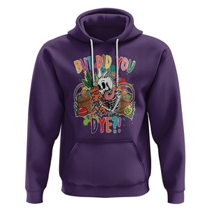 Easter Day Hoodie But Did You Dye Skeleton Egg Basket TS09 Purple Printyourwear