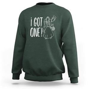 Funny Marriage Sweatshirt I Got One Bachelor Bachelorette Party Couple Matching TS09 Dark Forest Green Printyourwear