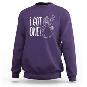 Funny Marriage Sweatshirt I Got One Bachelor Bachelorette Party Couple Matching TS09 Purple Printyourwear