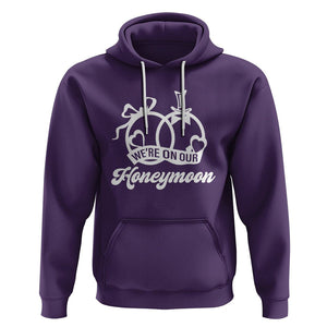 We're On Our Honeymoon Married Couple Trip Matching Hoodie TS09 Purple Printyourwear