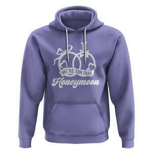 We're On Our Honeymoon Married Couple Trip Matching Hoodie TS09 Violet Printyourwear