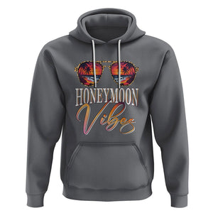 Honeymoon Vibes Hoodie Beach Trip Married Couple Matching TS09 Charcoal Printyourwear