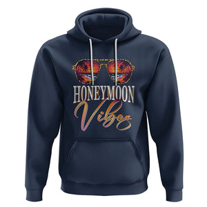 Honeymoon Vibes Hoodie Beach Trip Married Couple Matching TS09 Navy Printyourwear