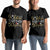 50th Wedding Anniversary Couple Matching T Shirt We Golden Together 50 Years TS09 Black Print Your Wear