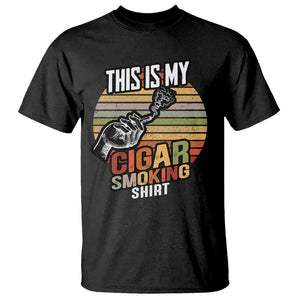 This Is My Cigar Smoking T Shirt TS09 Black Print Your Wear