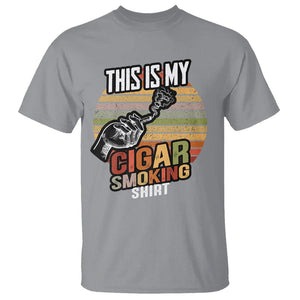 This Is My Cigar Smoking T Shirt TS09 Sport Gray Print Your Wear