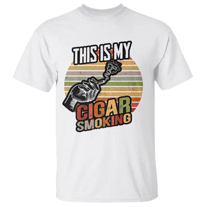 This Is My Cigar Smoking T Shirt TS09 White Print Your Wear