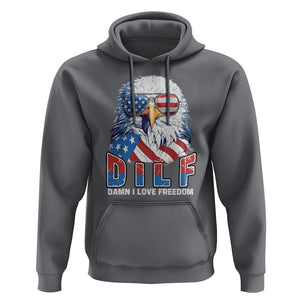 Funny 4th Of July Hoodie Damn I Love Freedom TS09 Charcoal Print Your Wear