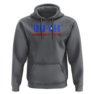 Funny 4th Of July Hoodie Uh-Oh England 1776 TS09 Charcoal Print Your Wear