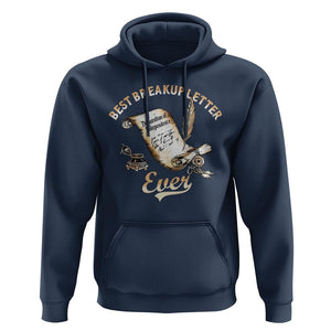 Funny 4th Of July Hoodie Best Breakup Letter Ever TS09 Navy Print Your Wear