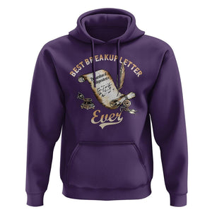 Funny 4th Of July Hoodie Best Breakup Letter Ever TS09 Purple Print Your Wear