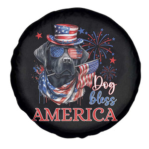 4th Of July Dog Bless America US Patriotic Spare Tire Cover TS09 Print Your Wear