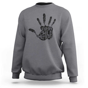 Orange Shirt Day Sweatshirt Every Child Is Important Native Children Anti Bully TS09 Charcoal Print Your Wear