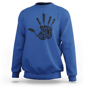 Orange Shirt Day Sweatshirt Every Child Is Important Native Children Anti Bully TS09 Royal Blue Print Your Wear