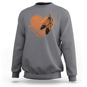 Orange Shirt Day Sweatshirt All Children Matter Native Children TS09 Charcoal Print Your Wear