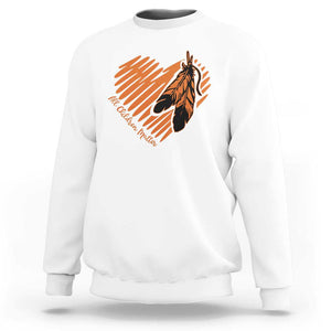 Orange Shirt Day Sweatshirt All Children Matter Native Children TS09 White Print Your Wear