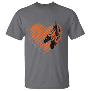 Orange Shirt Day T Shirt All Children Matter Native Children TS09 Charcoal Print Your Wear