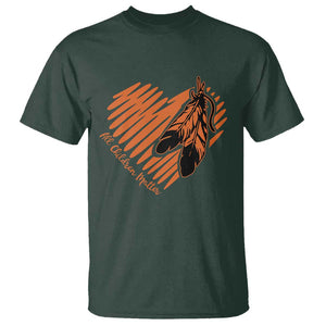 Orange Shirt Day T Shirt All Children Matter Native Children TS09 Dark Forest Green Print Your Wear