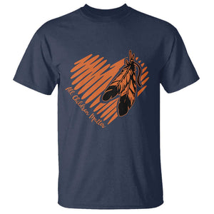 Orange Shirt Day T Shirt All Children Matter Native Children TS09 Navy Print Your Wear