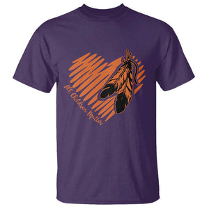 Orange Shirt Day T Shirt All Children Matter Native Children TS09 Purple Print Your Wear