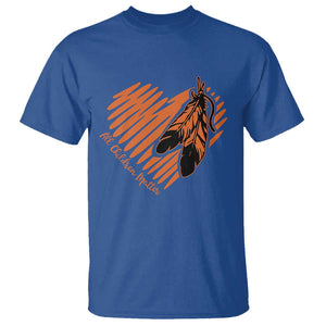 Orange Shirt Day T Shirt All Children Matter Native Children TS09 Royal Blue Print Your Wear