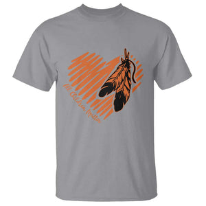 Orange Shirt Day T Shirt All Children Matter Native Children TS09 Sport Gray Print Your Wear