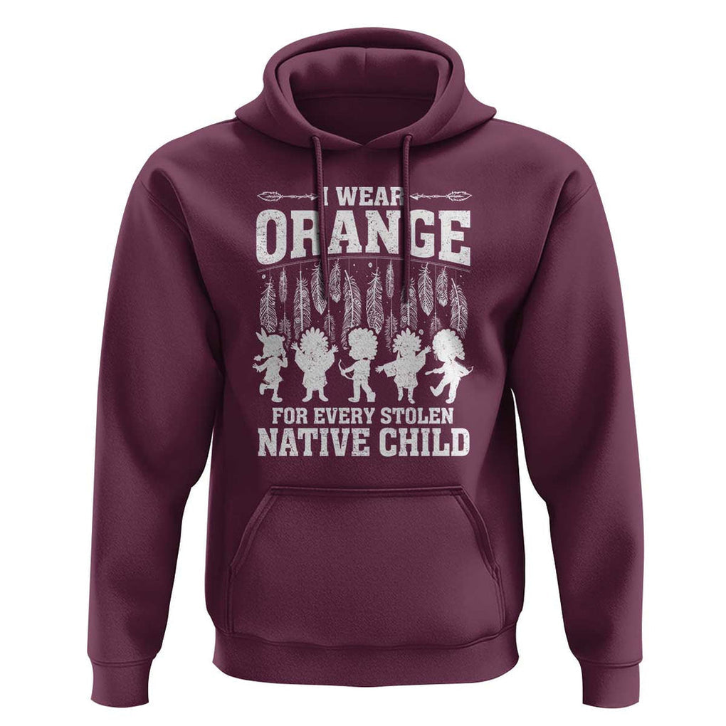 Orange For Native Child Hoodie Truth And Reconciliation Indigenous Children TS09 Maroon Print Your Wear