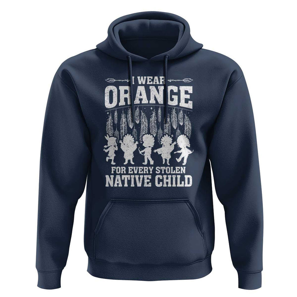 Orange For Native Child Hoodie Truth And Reconciliation Indigenous Children TS09 Navy Print Your Wear