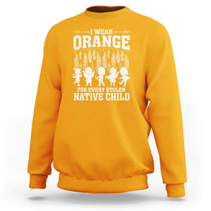 Orange For Native Child Sweatshirt Truth And Reconciliation Indigenous Children TS09 Gold Print Your Wear