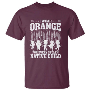 Orange For Native Child T Shirt Truth And Reconciliation Indigenous Children TS09 Maroon Print Your Wear